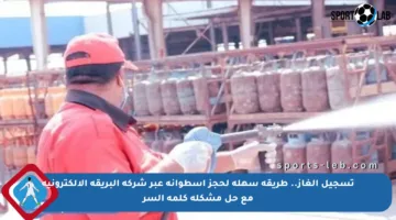 تسجيل الغاز.. طريقة سهلة لحجز أسطوانة عبر شركة البريقة الإلكترونية مع حل مشكلة كلمة السر